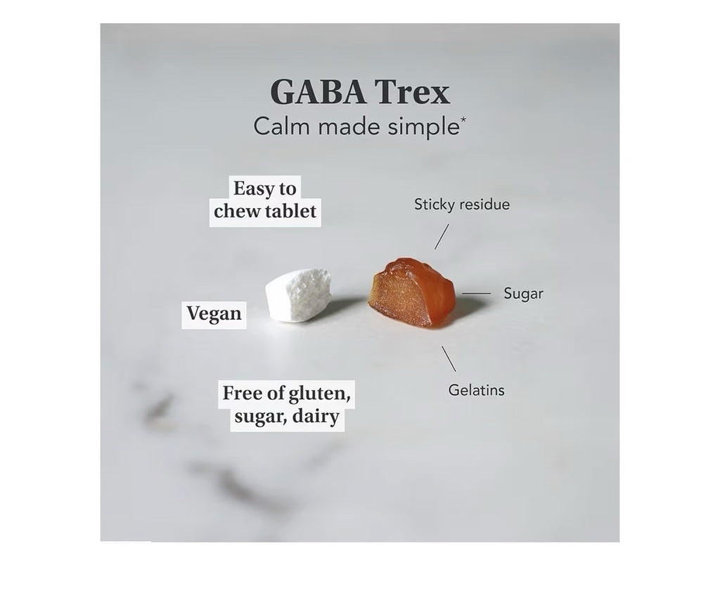 Neuroscience GABA Trex Grape Flavored Chewables Calm Aid Stress Support 60Tablet