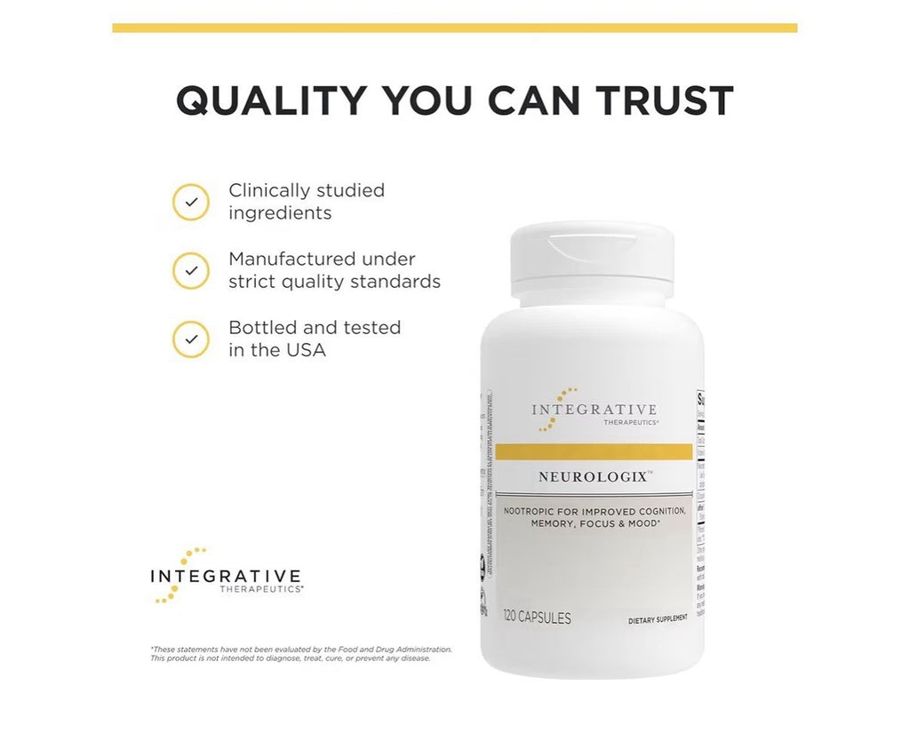 Integrative Therapeutics Neurologix Nootropic Cognition Memory Focus Mood 120cap