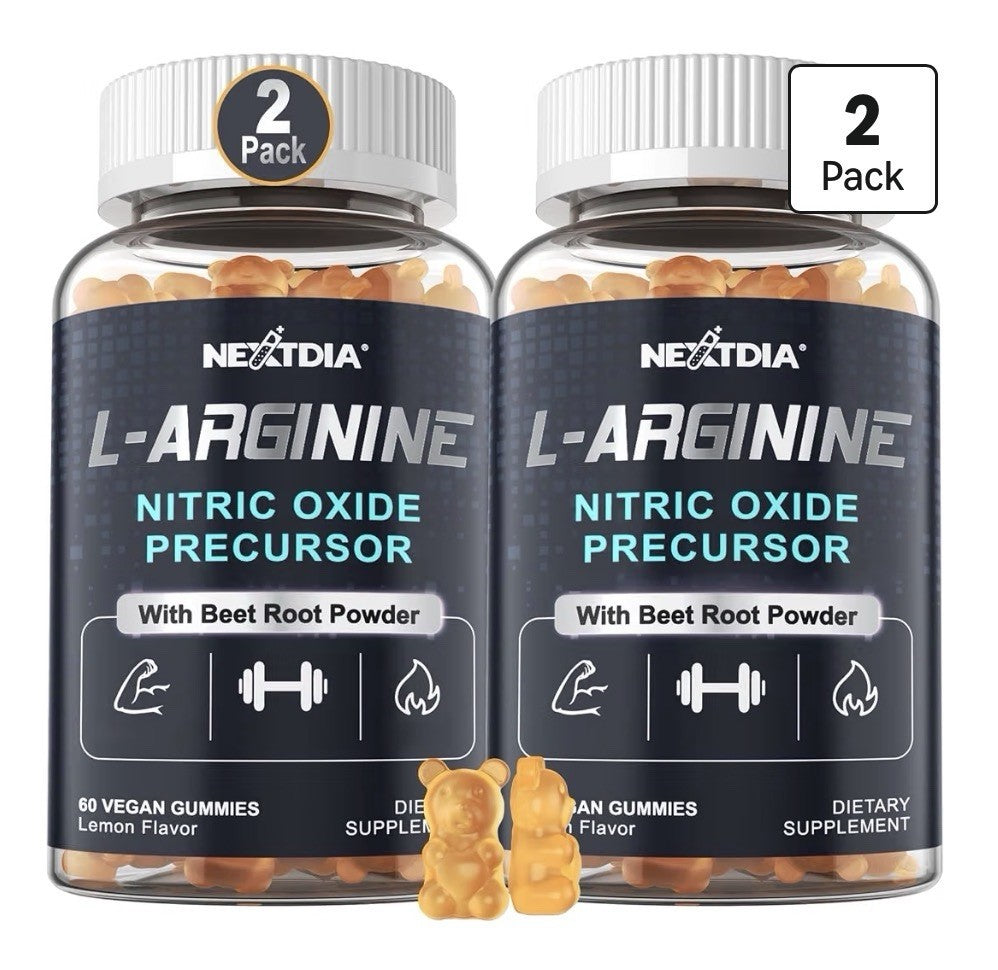 Nextdia L Arginine Nitric Oxide Precursor With Beet Root for Men & Women 2 Pack