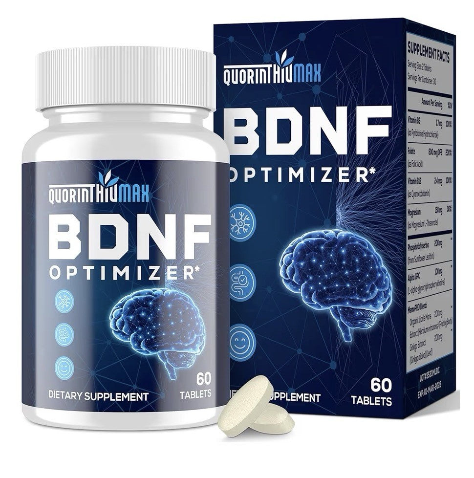 Quorinthiumax BDNF Optimizer Nootropic Brain Memory Focus Cognitive Mood 60Tabs