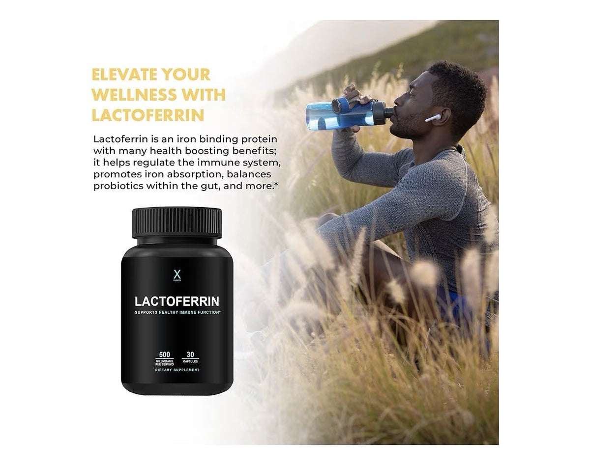 HUMANX Lactoferrin Support Healthy Immune Function 500mg Per Serving 30 Capsules
