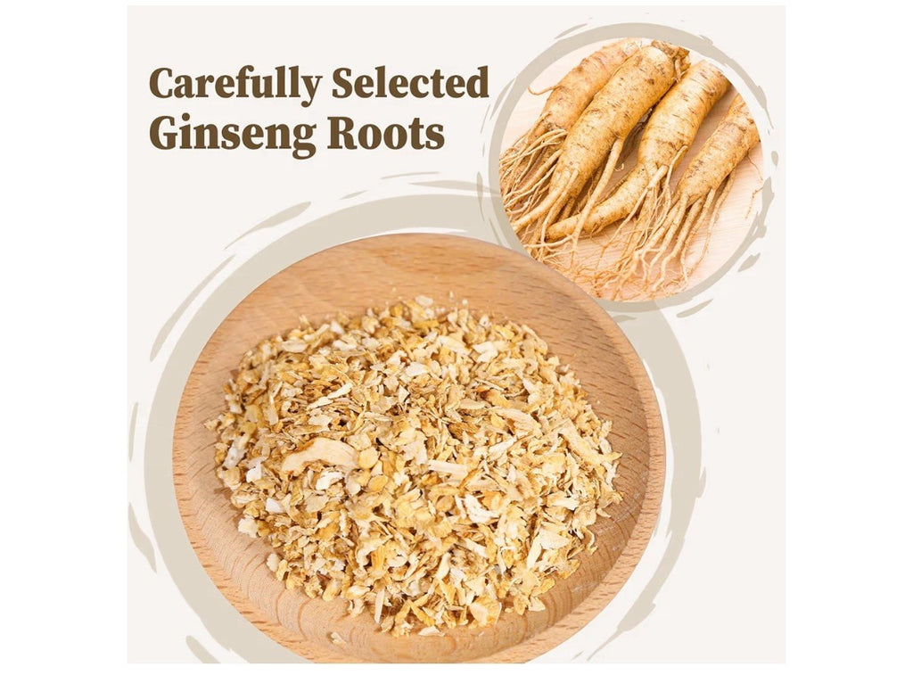 FullChea Ginseng Root Tea herb Pure  Non-GMO Caffeine-Free 60 Tea Bags