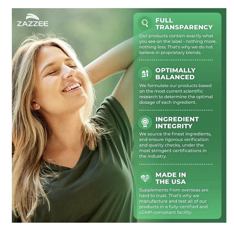 Zazzee Organic D-Mannose 1000 mg Urinary Tract Bladder Support 120 Veg Capsules