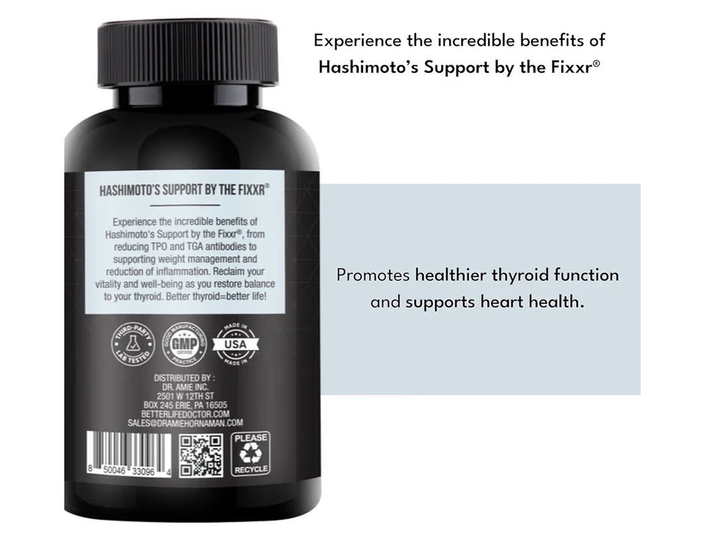 Fixxr Hashimoto's Support by Dr. Amie Antibody Reducing Complex 30 Day Supply