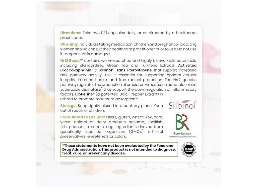 Pure TheraPro Rx Nrf2 Boost NRF-2 Activator with Patented Sulforaphane 60 Caps
