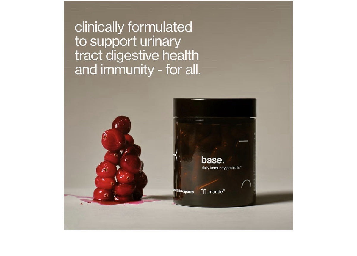 MAUDE Base Daily Immunity Probiotic Digestive Health Urinary Tract Health 60caps