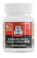 JUNG KWAN JANG Korean Red Ginseng Extract Capsules Plus Energy Supplement 30sgel
