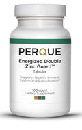PERQUE Energized Double Zinc Guard Immune System Detoxification Support 100Tabs