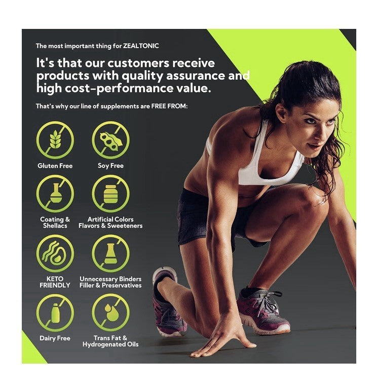 Zealtonic Creatine Monohydrate 5000mg 99.9% Micronized Powder 50 Stick 50serving
