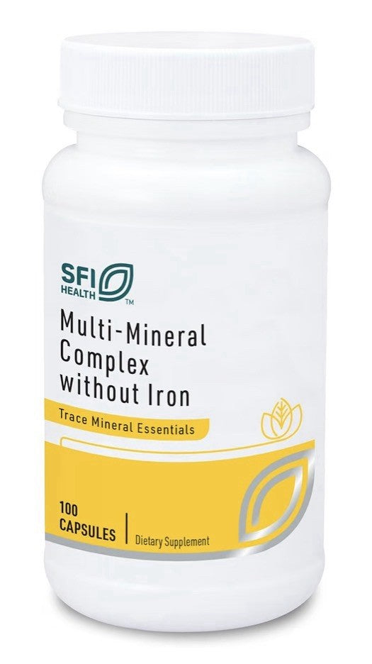 SFI Health Multi-Mineral Complex Without Iron Trace Mineral Essentials 100 Caps