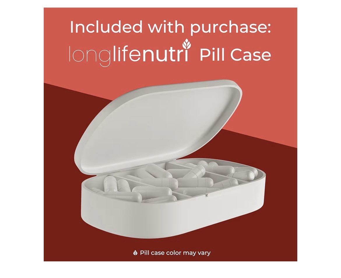 LongLifeNutri Synaptig 1000mg Alpha GPC + Uridine Monophosphate 600mg 180capsule