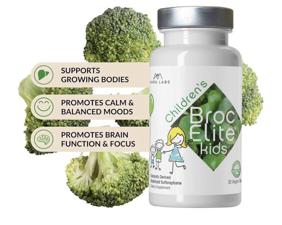 Mara Labs Broc Elite Kids Children’s Broccoli Stabilized Sulforaphane 30 Capsule