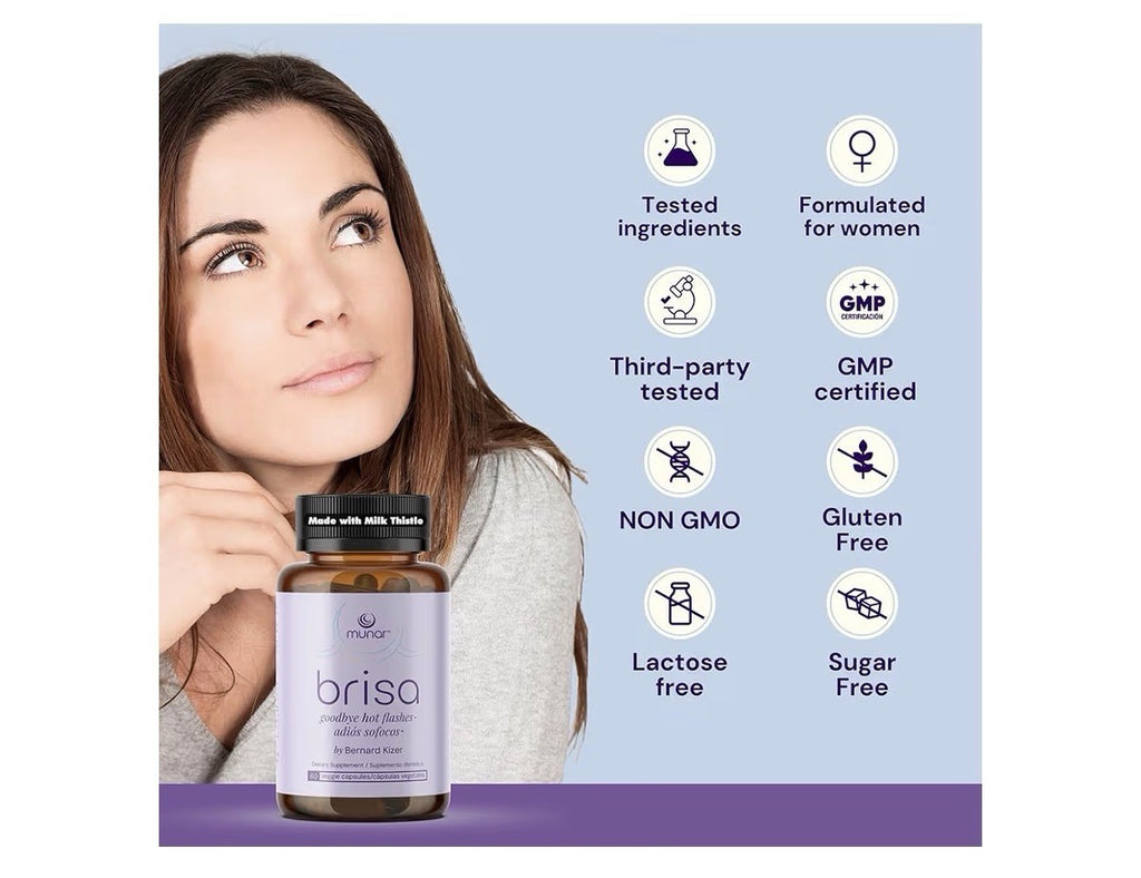 Munar Brisa Menopause Support Hot Flashes Relief Hormonal Balance for Women 60ca
