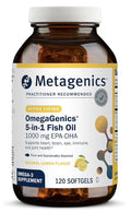 Metagenics OmegaGenics 5 in 1 Fish Oil 1000 mg EPA-DHA Active Living 120softgels