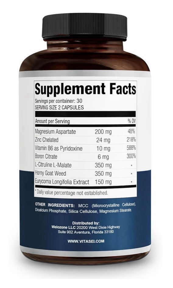 VITASEI Testronix Maximum Performance & Muscle Supplement 2 Pack