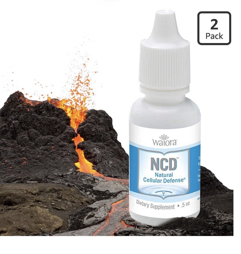 2 Pack Waiora NCD Natural Cellular Defense Liquid Drops Mineral Cellular Support