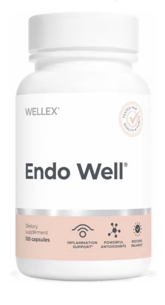 Endo Well Women's Cycle Support Muscle Function Energy Metabolism 120 Capsules