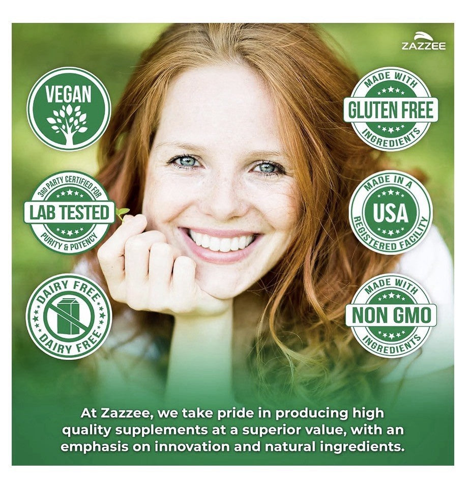 Zazzee Organic Cranberry Healthy Urinary Tracy Support 6 Month Supply 180Capsule
