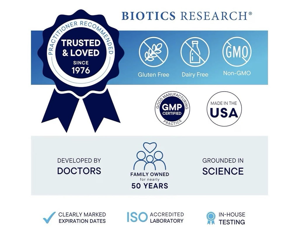 Biotics Research A.D.P. Emulsified Oil of Oregano for GI Health 60 Tablets