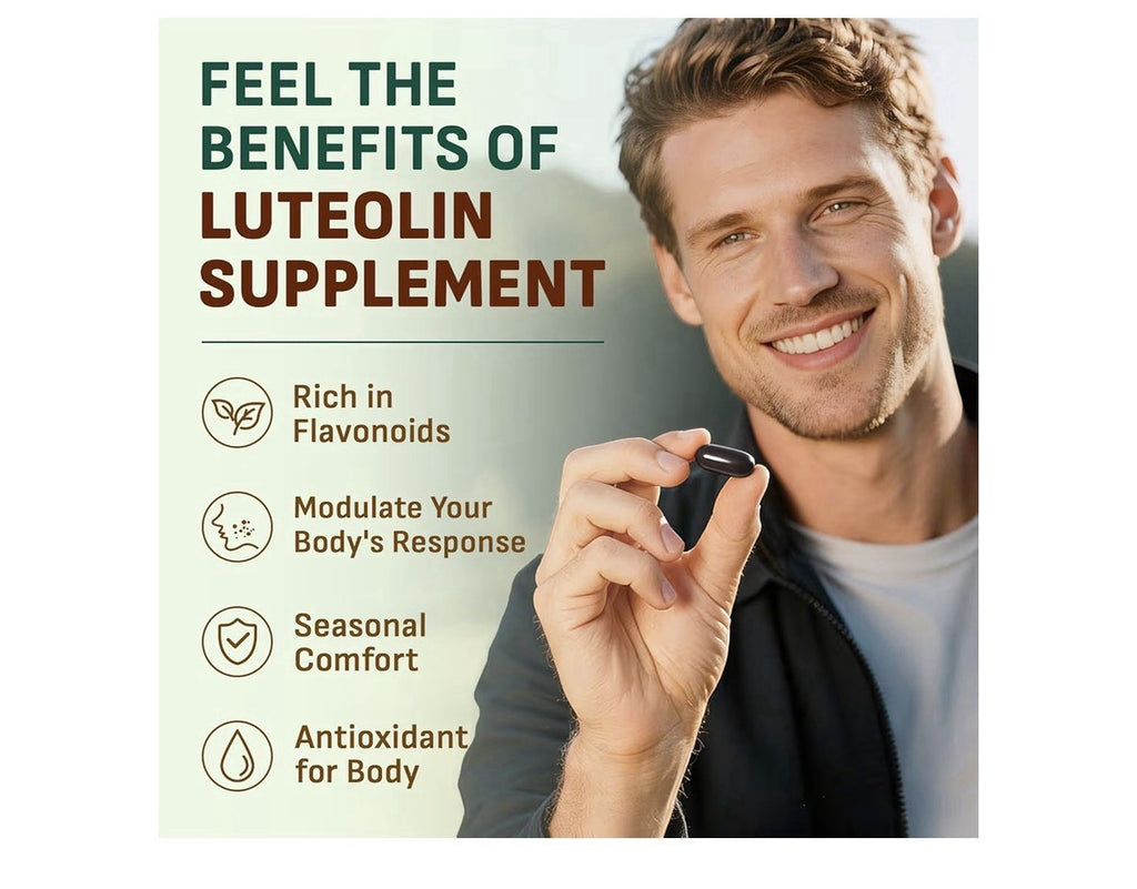 2 Pack Gyumolics Luteolin Supplement for Seasonal Allergies Soothing Comfort