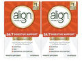 Align Probiotic 24/7 Digestive Support Bloating Gas Help for Women & Men 2 Packs