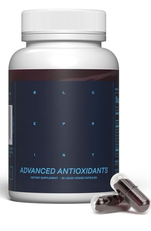 Blueprint Bryan Johnson Advanced Antioxidant Vision Bone Heart Support 60capsule