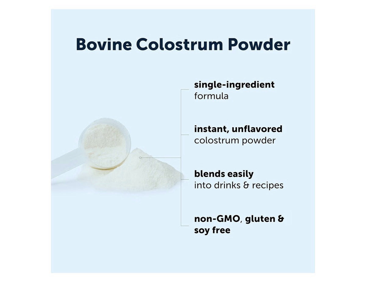 Micro Ingredients Instant Bovine Colostrum Powder Unflavored 8 oz For Women &Men