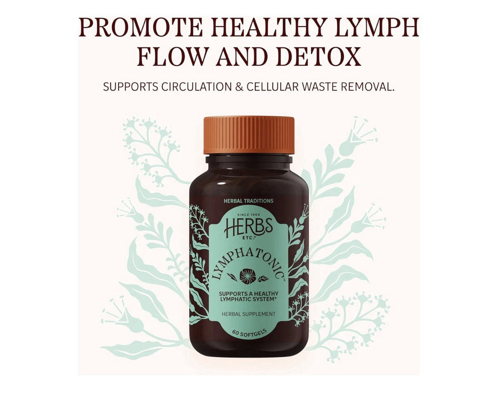2 Pack Herbs Etc. Lymphatonic Support Healthy Lymphatic System Herbal Supplement