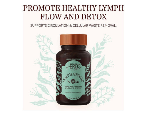 2 Pack Herbs Etc. Lymphatonic Support Healthy Lymphatic System Herbal Supplement