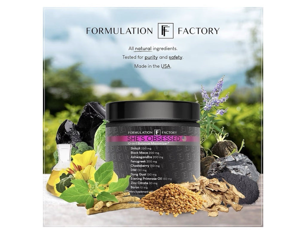 Formulation Factory She's Obsessed Hormonal Balance Support for Women 120capsule
