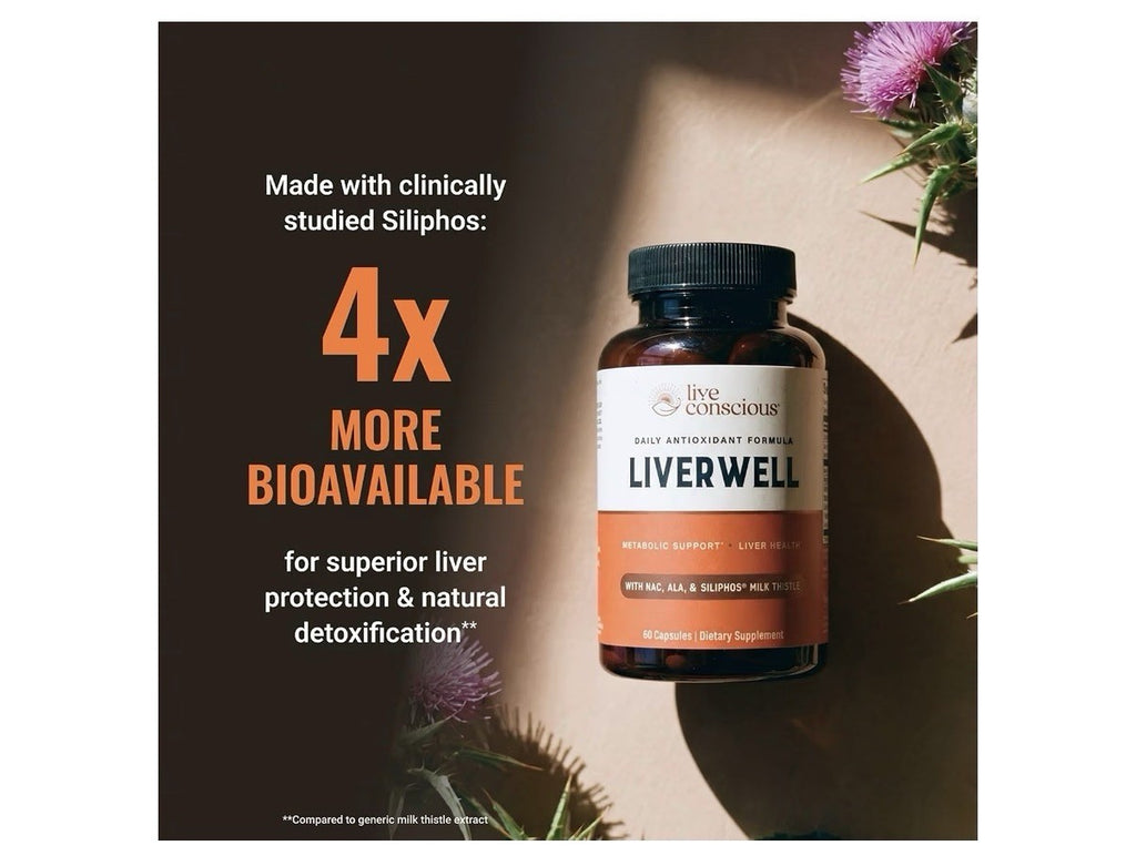 2 Pack Live Conscious LiverWell Liver Metabolic Support Liver Health Cleanse