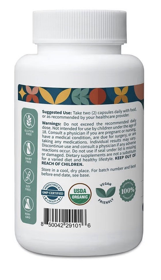 Pattern Wellness Organic Moringa Oleifera Immune System Support Metabolism 2Pack