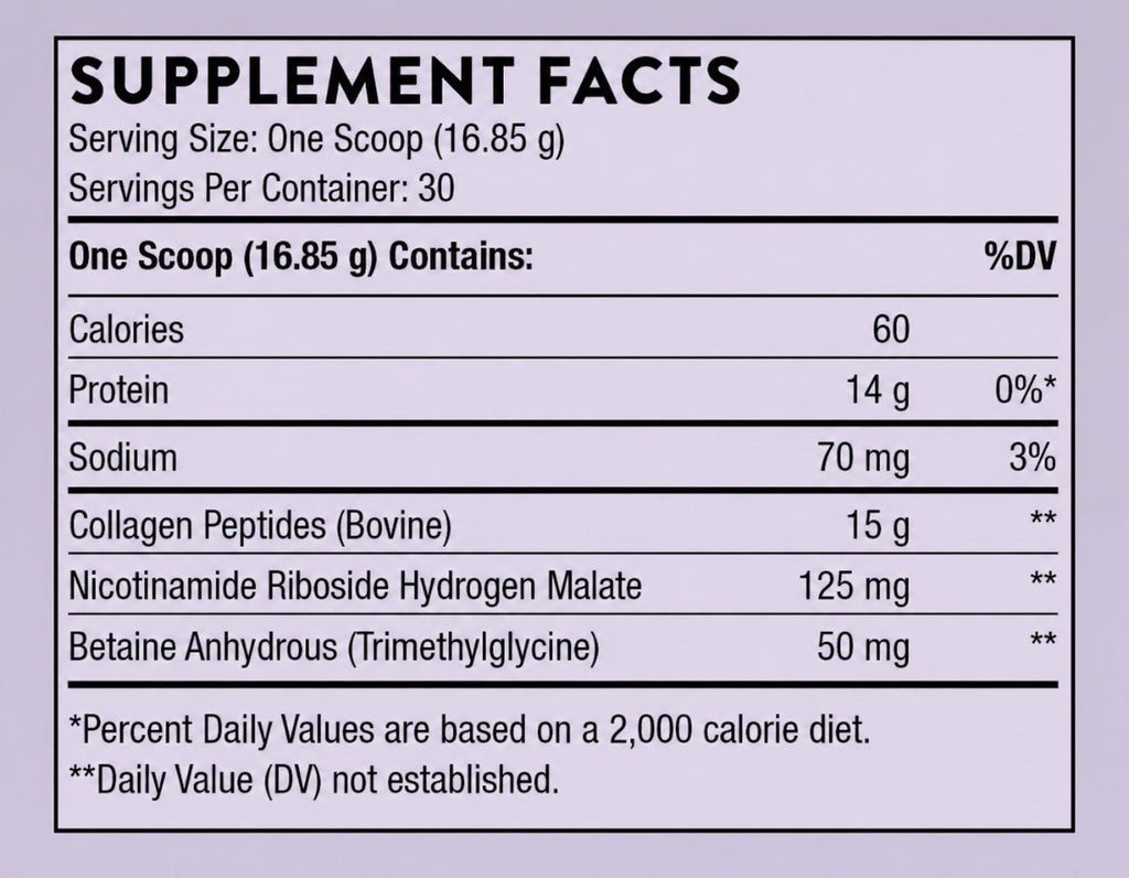 THORNE Collagen Fit Collagen Peptides Powder With Nicotinamide Riboside 17.8oz