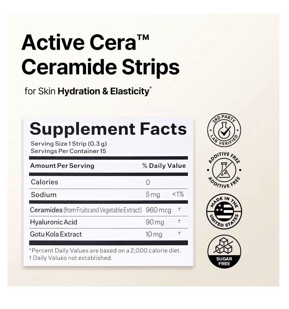ESTHER FORMULA ESTHER LYUH Ceramide Strips Skin Hydration Barrier Support 15ct