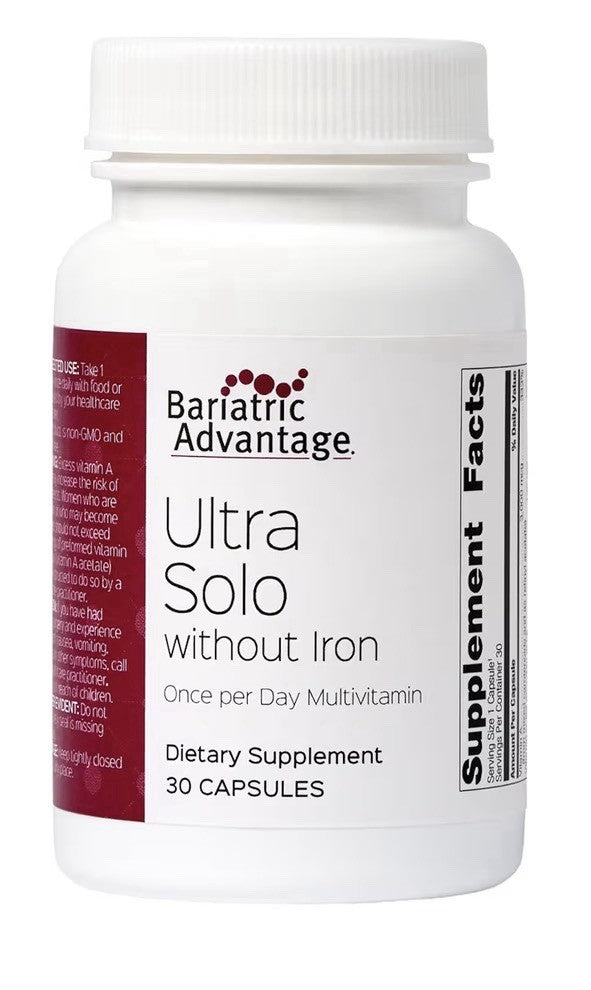 Bariatric Advantage Ultra Solo with Iron Multivitamin Bariatric Patients 30 Caps