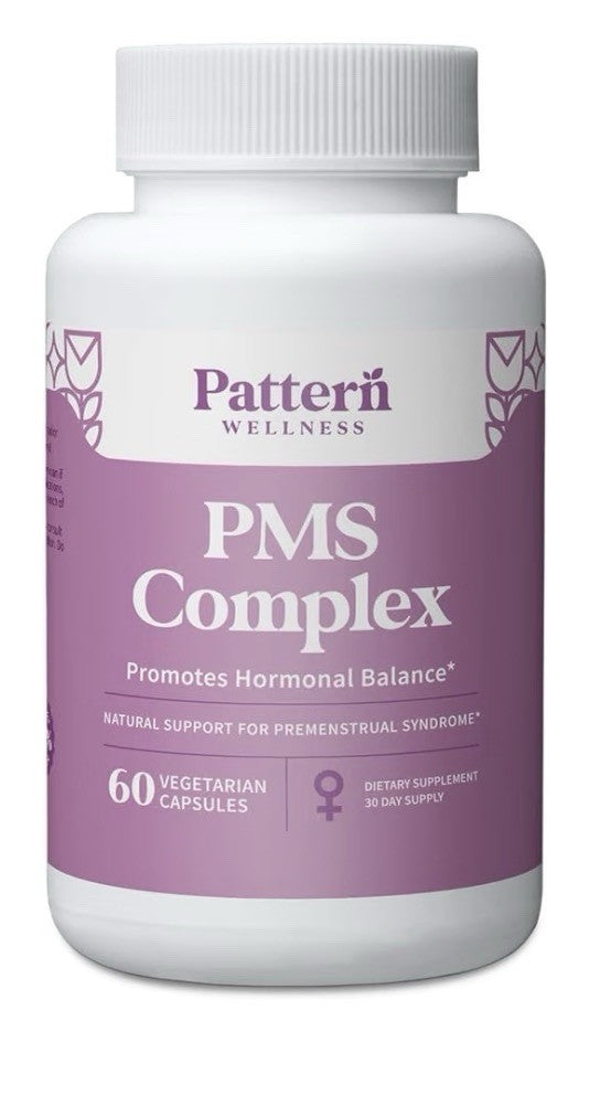 Pattern Wellness PMS Complex Monthly Promotes Hormonal Balance Monthly Cycle 60c