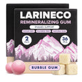 Larineco Remineralizing Gum Hydroxyapatite Xylitol Gum Bubble Gum Flavor 2 Pack