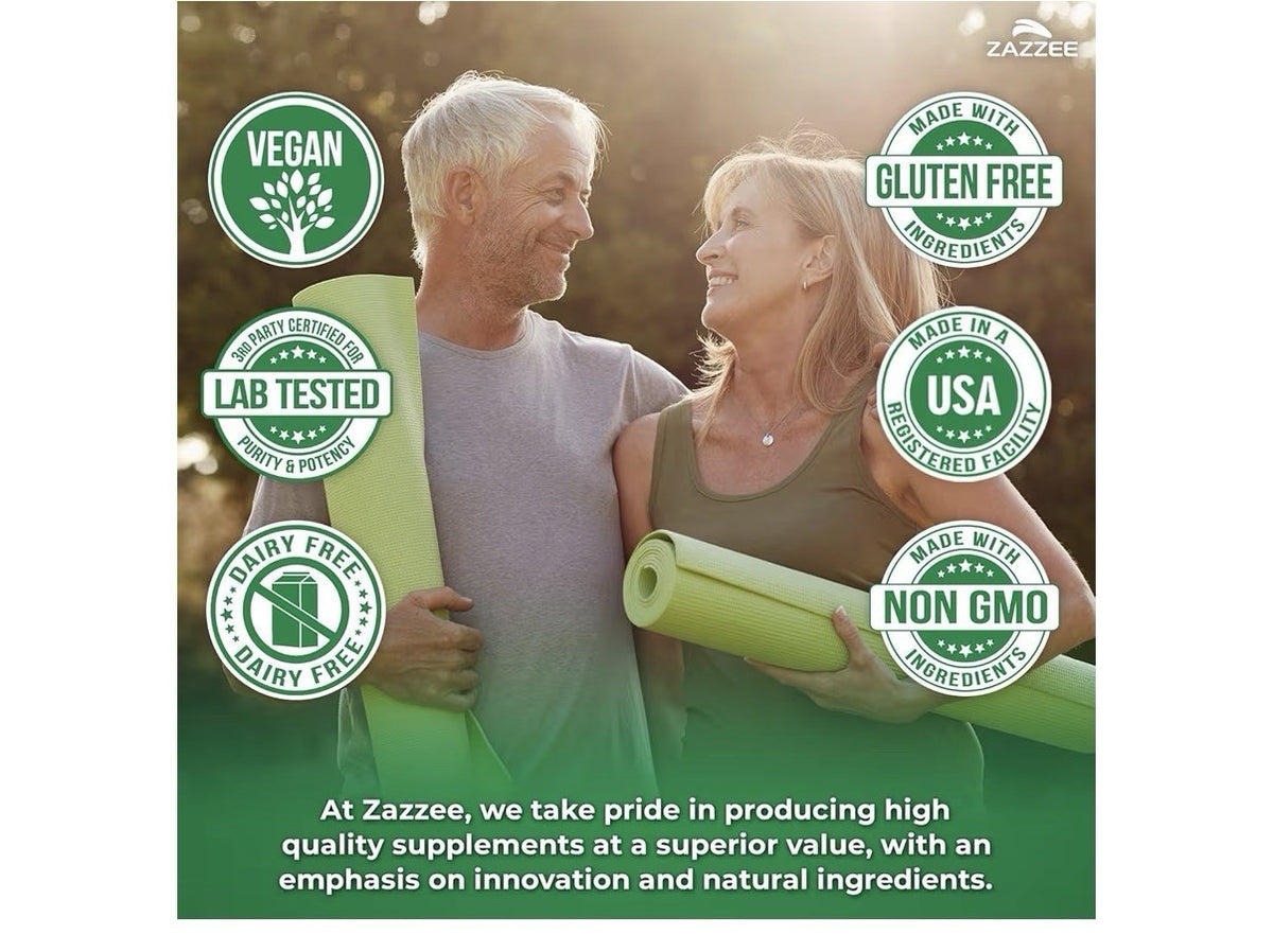 Zazzee Organic Mullein Leaf Support Healthy Respiratory Immune 4 Month Supply