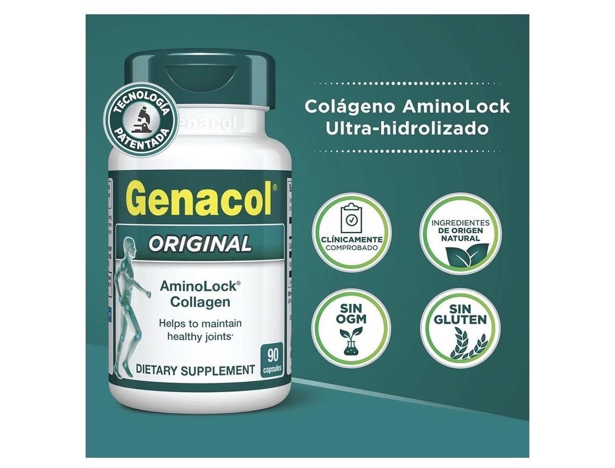 Genacol Original AminoLock Collagen Maintain Healthy Joints Women&Men 180Capsule