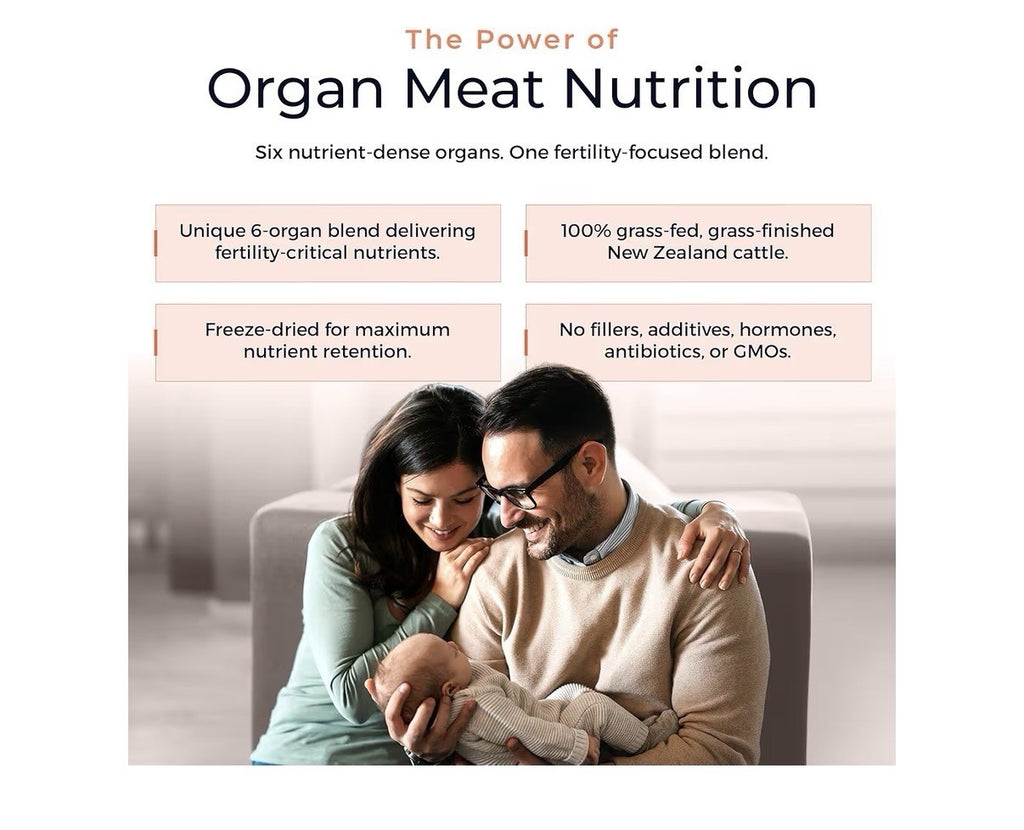 Molecular Fertility Beef Organ Complex Pasture-Raised Grass Fed Beef Liver 180ca