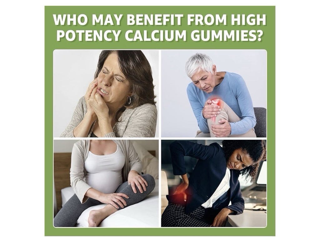 Nextdia Calcium Citrate Gummies with Vitamin D3 K2 For Women & Men 60 Gummies