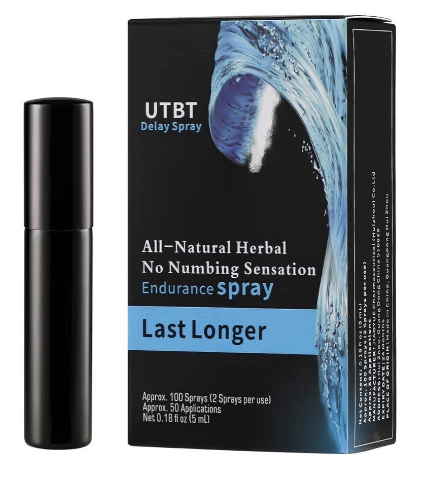 UTBT Delay Spray for Men No Numbing Sensations Better Stamina Endurance Spray