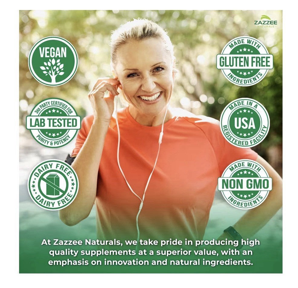 Zazzee D-Mannose Powder Plus With Cranberry & Probiotics 2000 mg 67 Servings