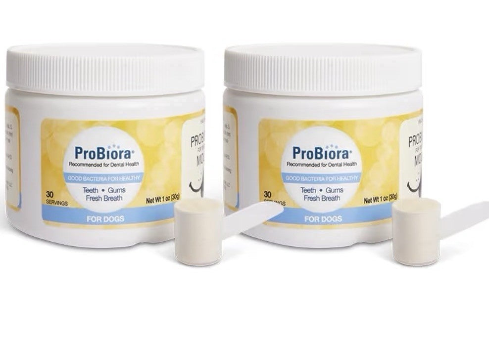 2 Pack Probiora Dogs Probiotic Supplement for Oral Dental Care Reduce Bad Breath