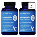 2Pack VitaMedica Bromelain & Quercetin Immune Support Joint Allergy Inflammatory