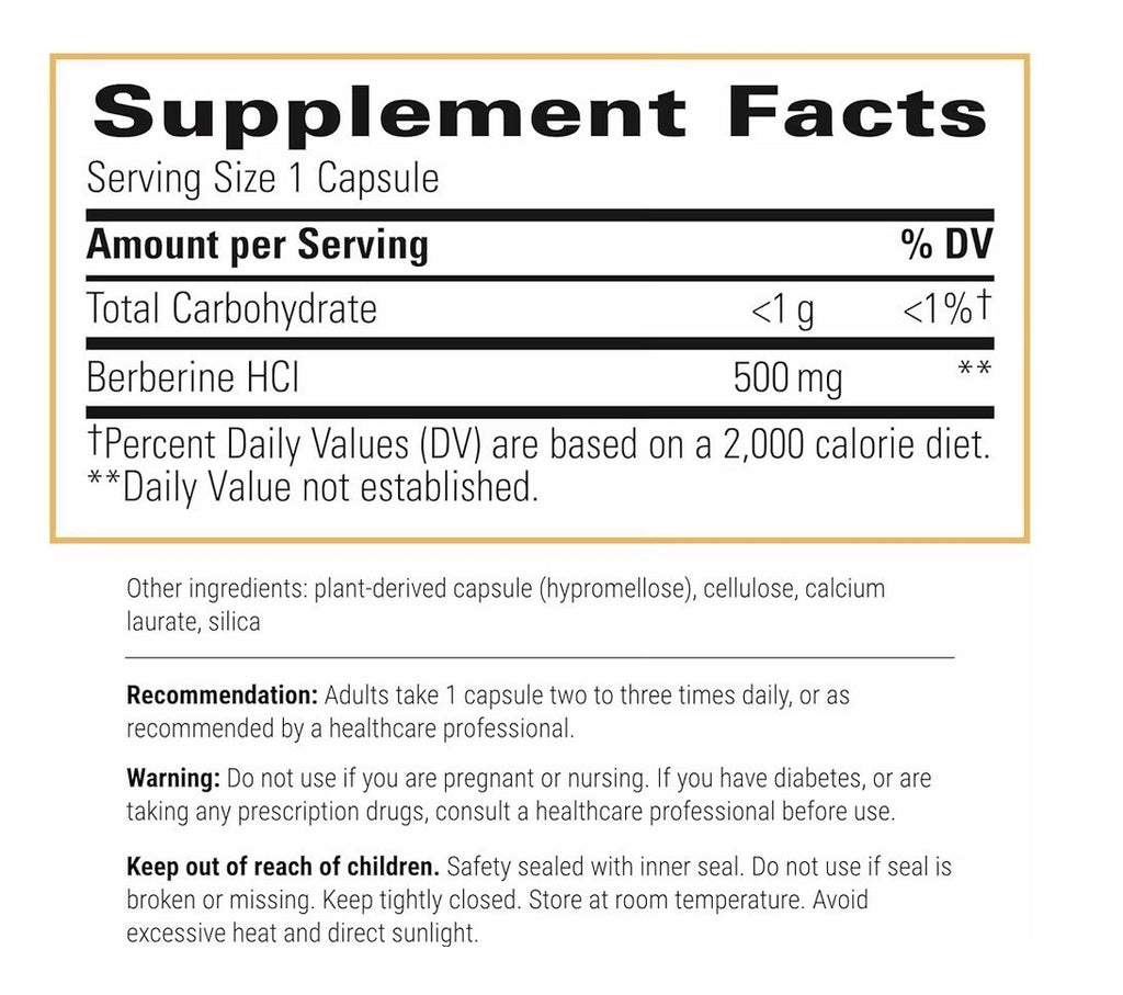 2 Pack Integrative Therapeutics Berberine Metabolism Cellular Energy Support