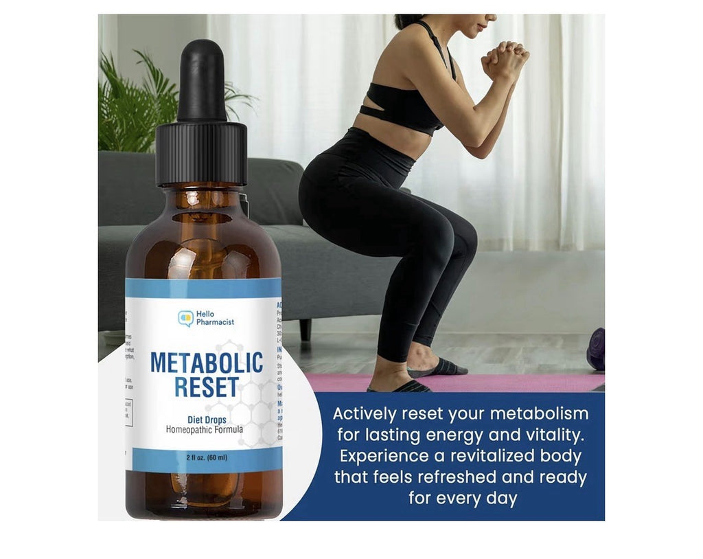 HelloPharmacist Original Metabolic Reset Homeopathic Diet Drops Original Formula