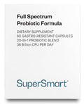 Supersmart Full Spectrum Probiotic Formula 36 Billion CFU per Day 60 Capsules