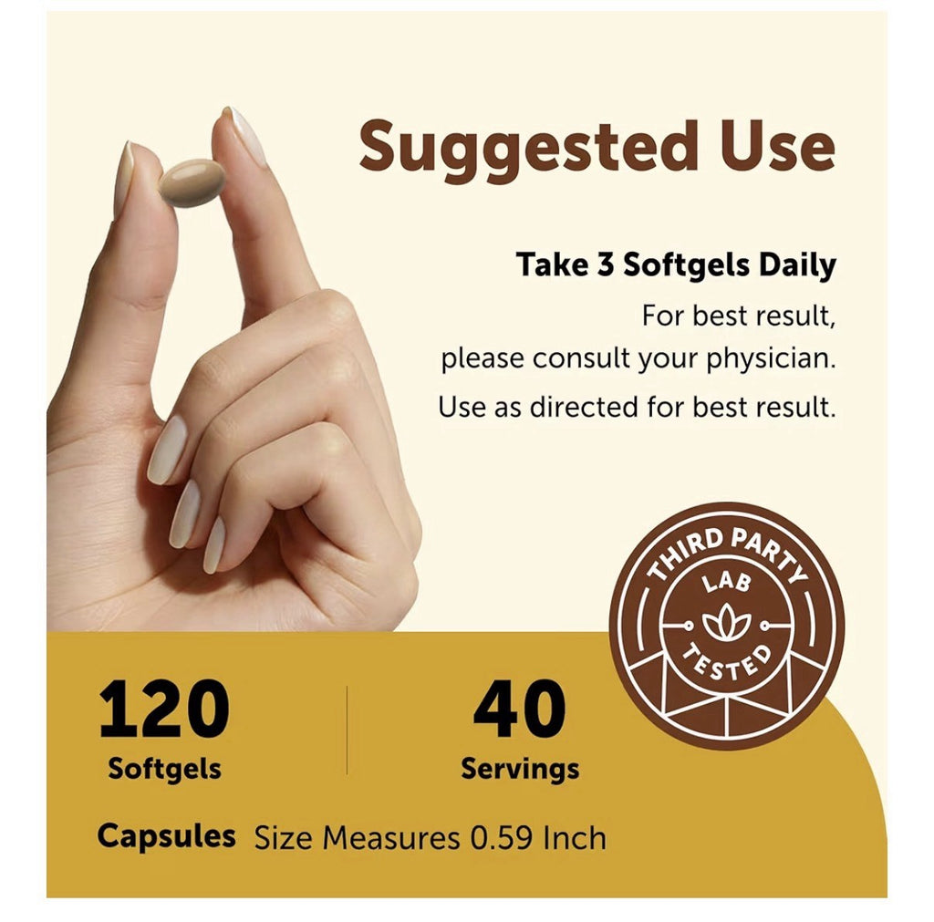 Micro Ingredients Nattokinase 4,000 FU Per Serving 120 Softgels