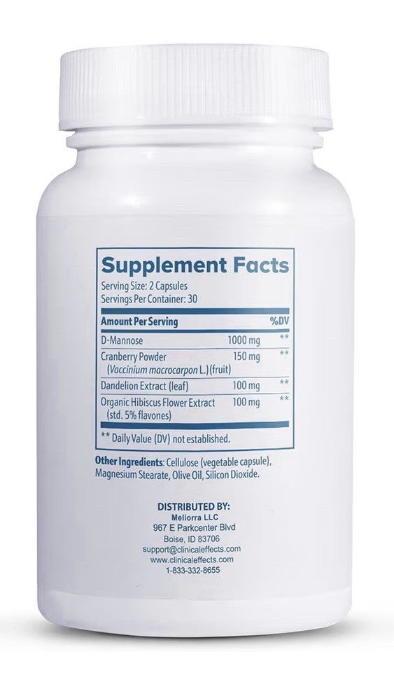 Clinical Effects UT Support With D-Mannose Cleanse Urinary Tract Bladder Health